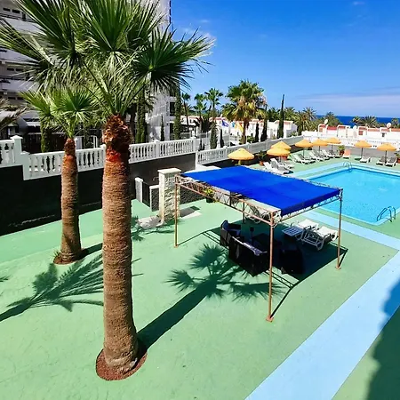 Casa de Férias Cozy Studio, Wifi Free Pool View Playa de las Americas (Tenerife)